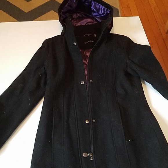 calvin klein women's black jacket